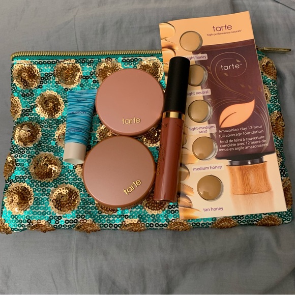 tarte Other - All new Tarte make up gift set with pouch and free samples bundle